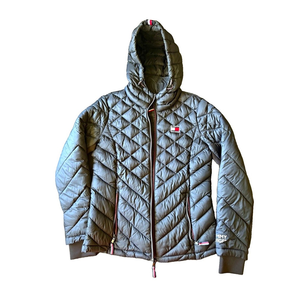 Tommy Hilfiger Quilted Puffer Jacket – Men's Size S (AS-IS, Zipper Defect)